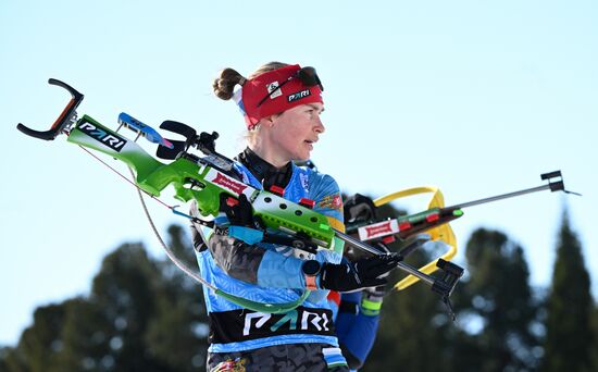 Биатлон. Чемпионат России 2025. Женщины. Эстафета