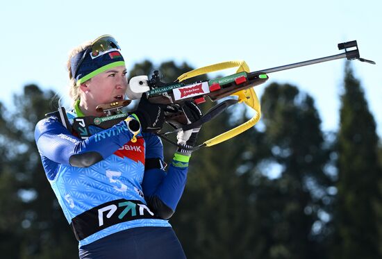 Биатлон. Чемпионат России 2025. Женщины. Эстафета