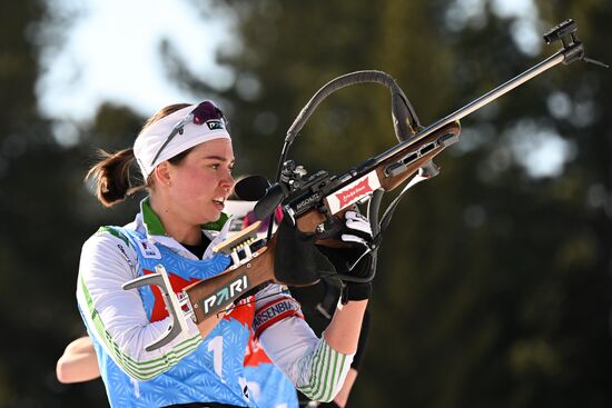 Биатлон. Чемпионат России 2025. Женщины. Эстафета