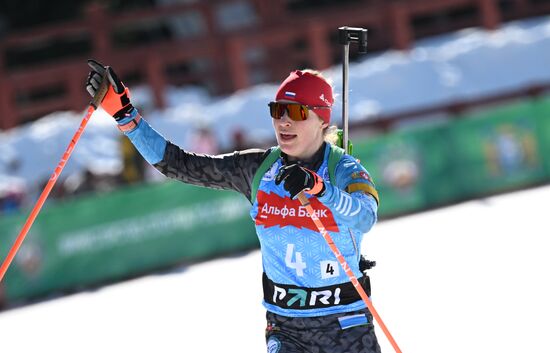 Биатлон. Чемпионат России 2025. Женщины. Эстафета