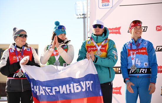 Биатлон. Чемпионат России 2025. Женщины. Эстафета