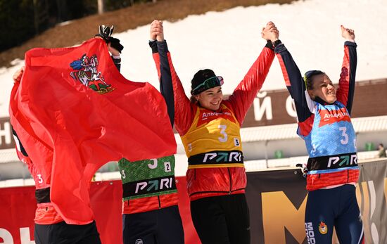 Биатлон. Чемпионат России 2025. Женщины. Эстафета