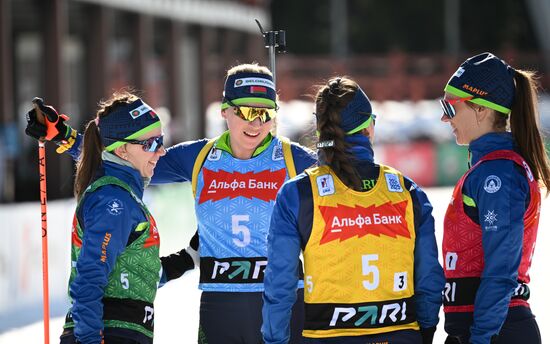 Биатлон. Чемпионат России 2025. Женщины. Эстафета