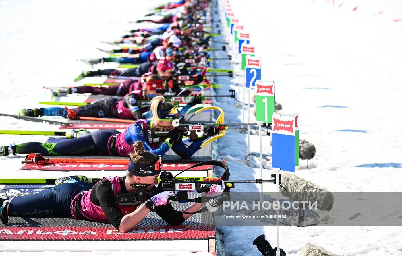 Биатлон. Чемпионат России 2025. Женщины. Масс-cтарт