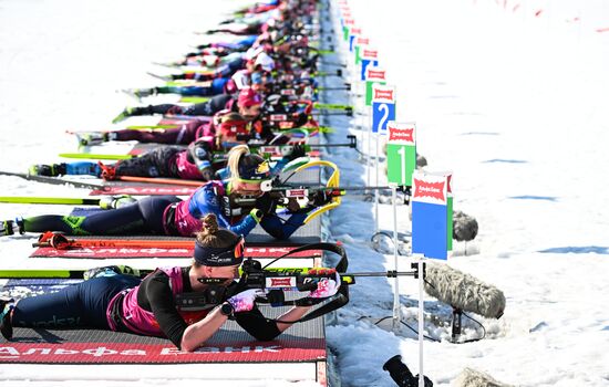 Биатлон. Чемпионат России 2025. Женщины. Масс-cтарт