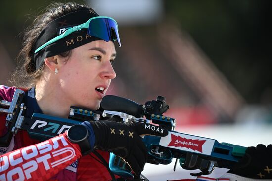 Биатлон. Чемпионат России 2025. Женщины. Масс-cтарт