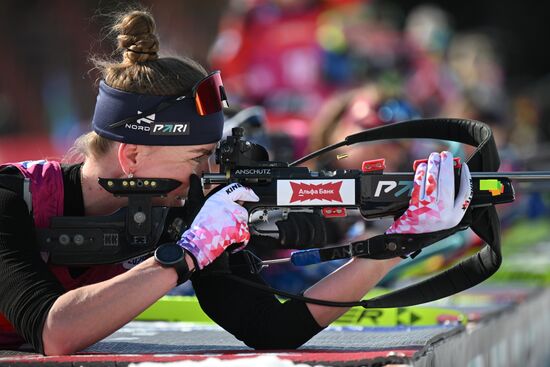 Биатлон. Чемпионат России 2025. Женщины. Масс-cтарт