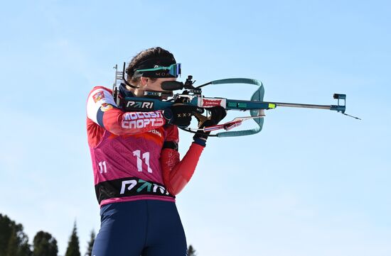 Биатлон. Чемпионат России 2025. Женщины. Масс-cтарт