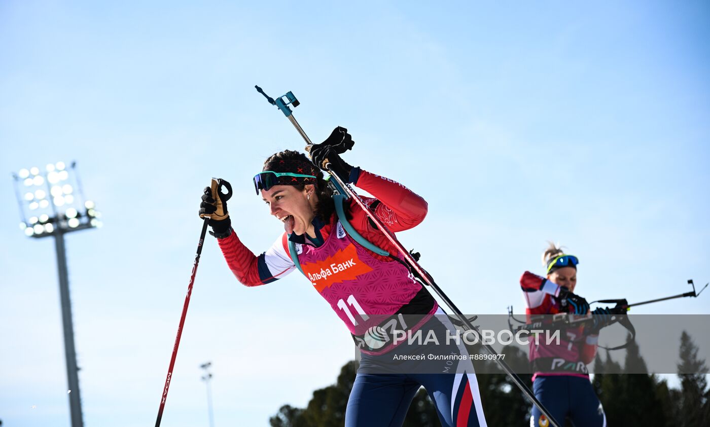 Биатлон. Чемпионат России 2025. Женщины. Масс-cтарт