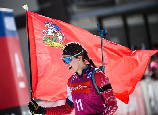 Биатлон. Чемпионат России 2025. Женщины. Масс-cтарт