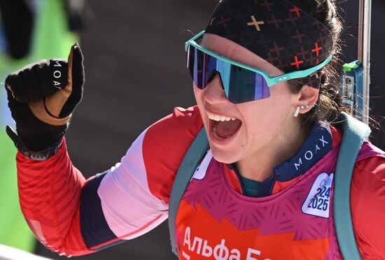 Биатлон. Чемпионат России 2025. Женщины. Масс-cтарт