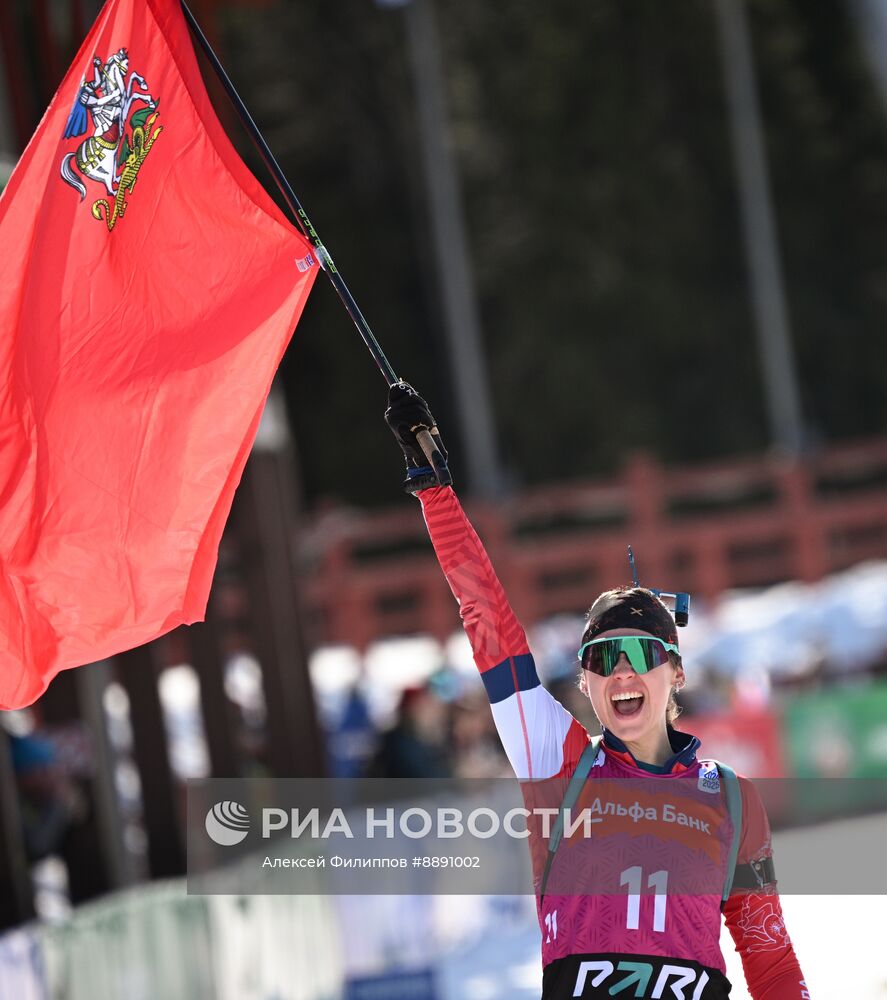 Биатлон. Чемпионат России 2025. Женщины. Масс-cтарт