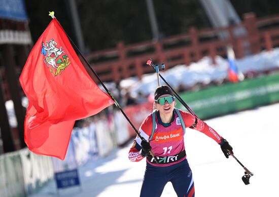 Биатлон. Чемпионат России 2025. Женщины. Масс-cтарт