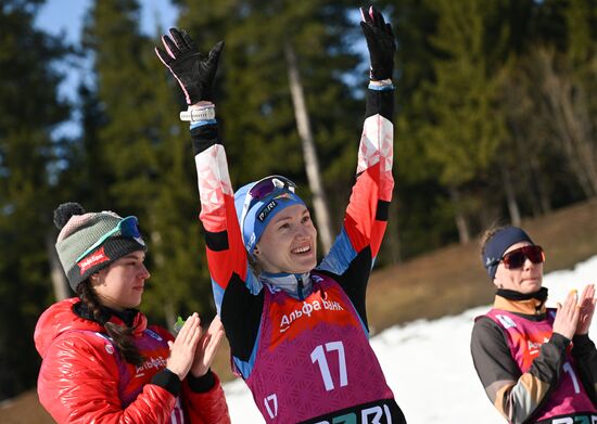 Биатлон. Чемпионат России 2025. Женщины. Масс-cтарт