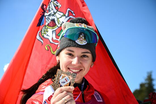 Биатлон. Чемпионат России 2025. Женщины. Масс-cтарт