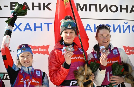 Биатлон. Чемпионат России 2025. Женщины. Масс-cтарт