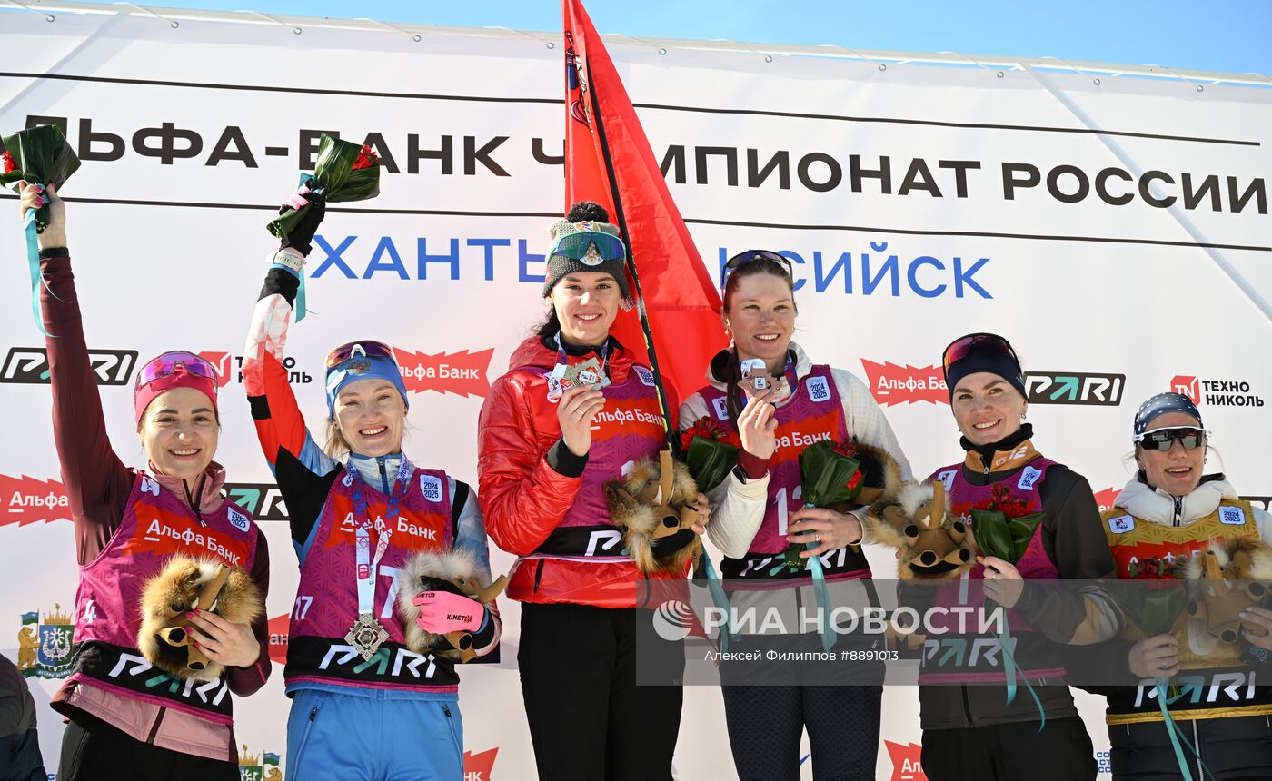 Биатлон. Чемпионат России 2025. Женщины. Масс-cтарт