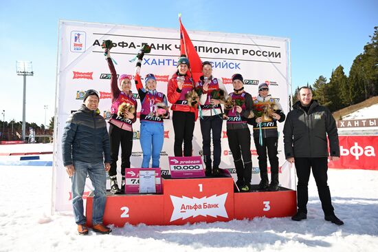 Биатлон. Чемпионат России 2025. Женщины. Масс-cтарт