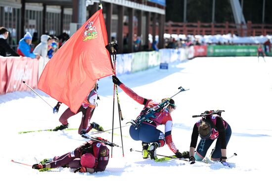 Биатлон. Чемпионат России 2025. Женщины. Масс-cтарт