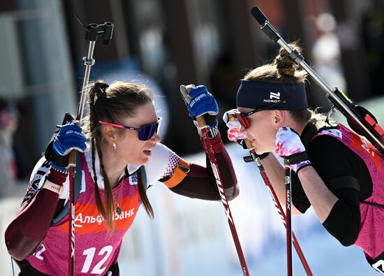 Биатлон. Чемпионат России 2025. Женщины. Масс-cтарт