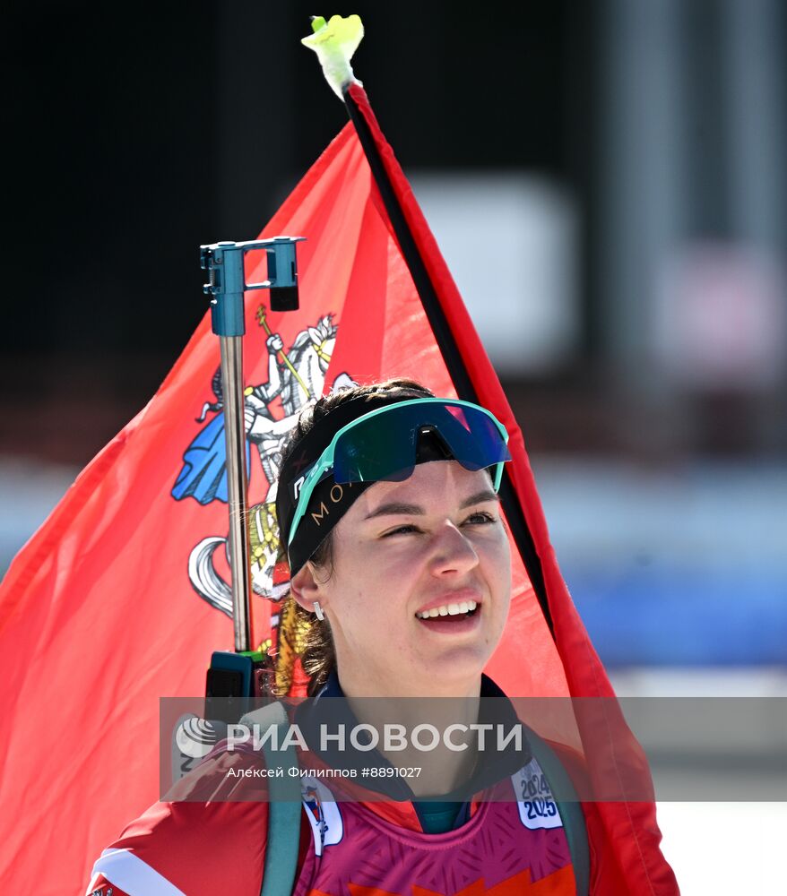 Биатлон. Чемпионат России 2025. Женщины. Масс-cтарт