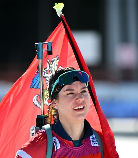 Биатлон. Чемпионат России 2025. Женщины. Масс-cтарт