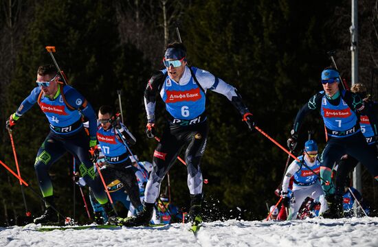 Биатлон. Чемпионат России 2025. Мужчины. Масс-cтарт