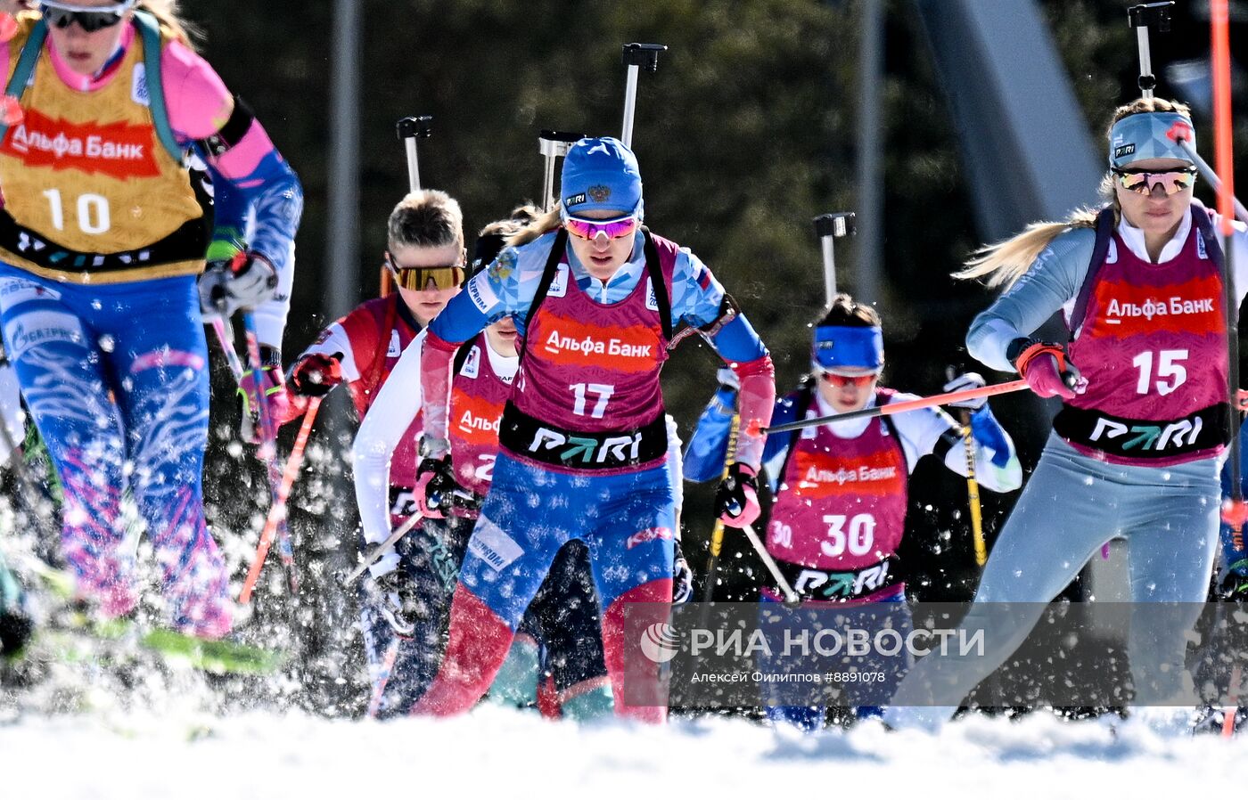 Биатлон. Чемпионат России 2025. Женщины. Масс-cтарт