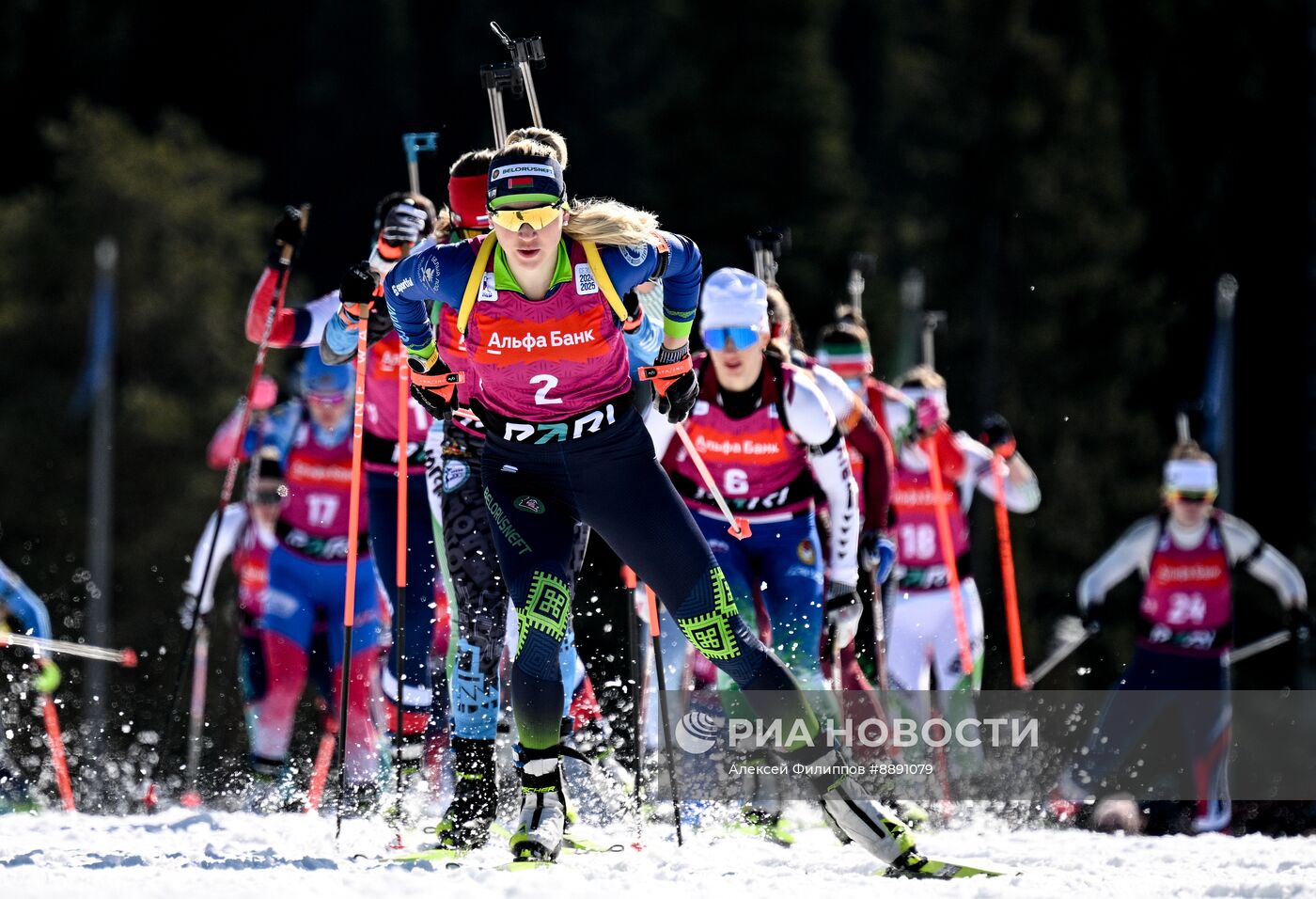 Биатлон. Чемпионат России 2025. Женщины. Масс-cтарт