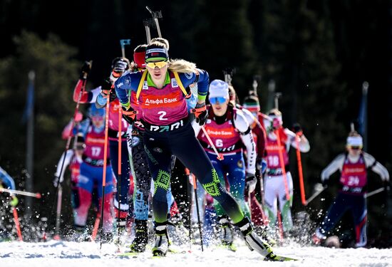 Биатлон. Чемпионат России 2025. Женщины. Масс-cтарт