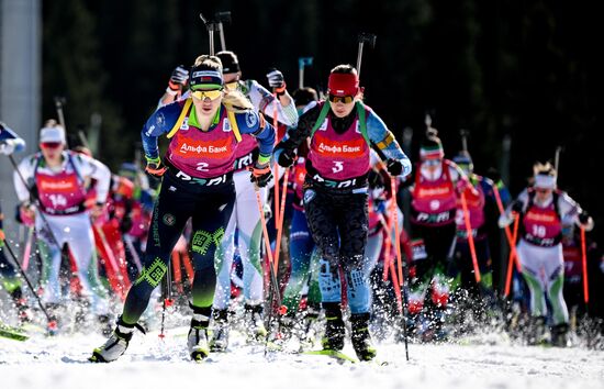 Биатлон. Чемпионат России 2025. Женщины. Масс-cтарт