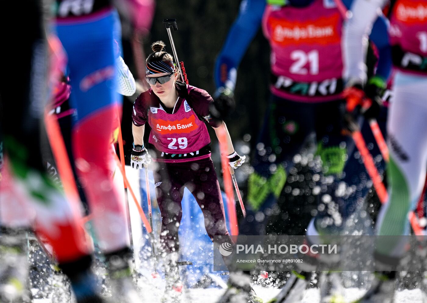 Биатлон. Чемпионат России 2025. Женщины. Масс-cтарт