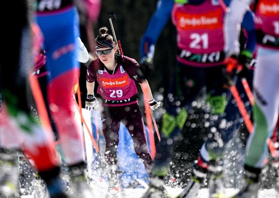 Биатлон. Чемпионат России 2025. Женщины. Масс-cтарт