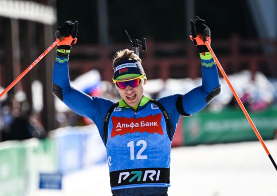 Биатлон. Чемпионат России 2025. Мужчины. Масс-cтарт