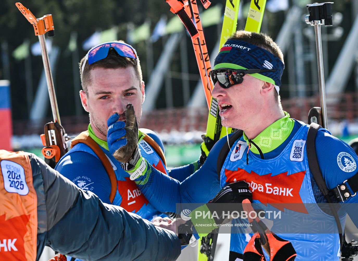 Биатлон. Чемпионат России 2025. Мужчины. Масс-cтарт