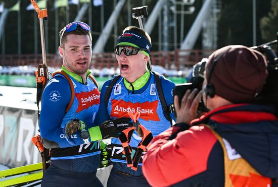 Биатлон. Чемпионат России 2025. Мужчины. Масс-cтарт