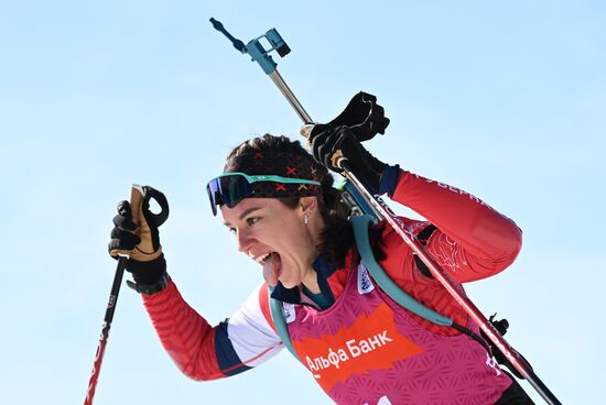 Биатлон. Чемпионат России 2025. Женщины. Масс-cтарт