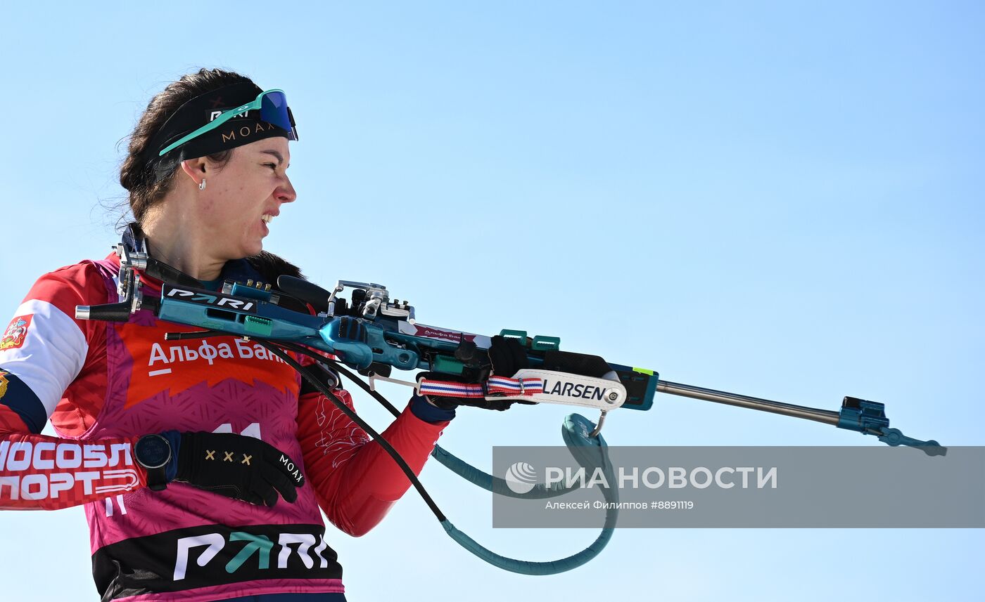 Биатлон. Чемпионат России 2025. Женщины. Масс-cтарт