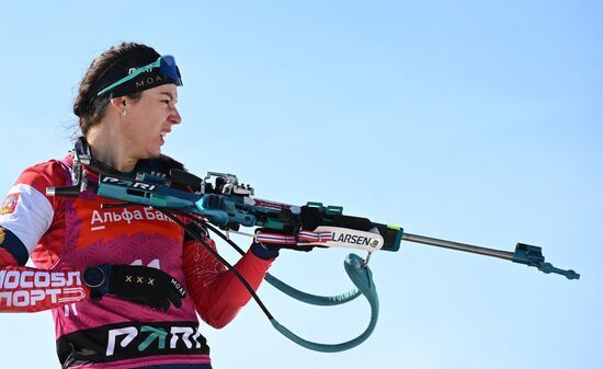 Биатлон. Чемпионат России 2025. Женщины. Масс-cтарт