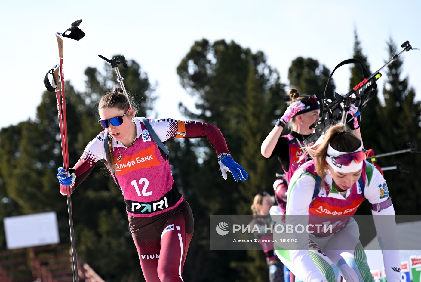 Биатлон. Чемпионат России 2025. Женщины. Масс-cтарт