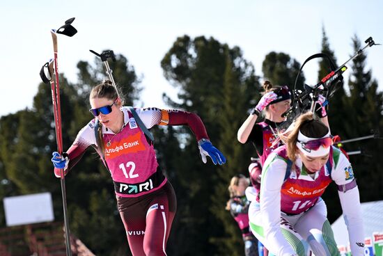 Биатлон. Чемпионат России 2025. Женщины. Масс-cтарт