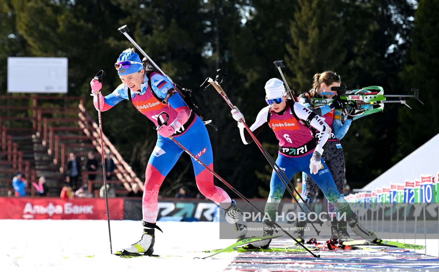 Биатлон. Чемпионат России 2025. Женщины. Масс-cтарт