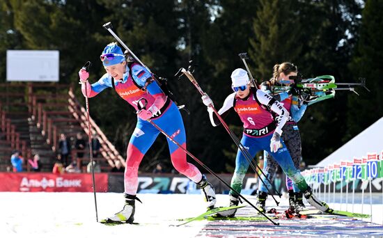 Биатлон. Чемпионат России 2025. Женщины. Масс-cтарт