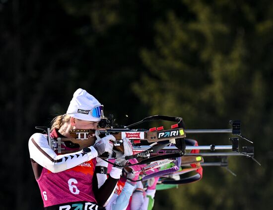 Биатлон. Чемпионат России 2025. Женщины. Масс-cтарт