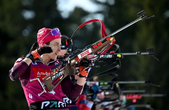 Биатлон. Чемпионат России 2025. Женщины. Масс-cтарт