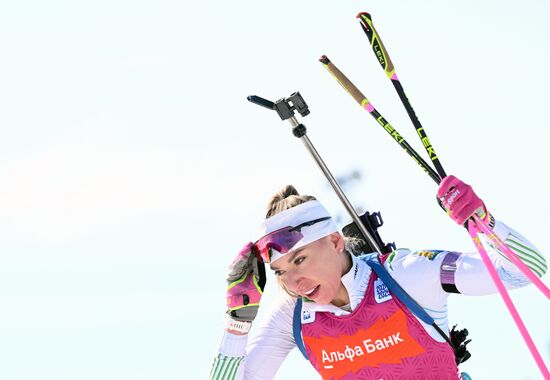 Биатлон. Чемпионат России 2025. Женщины. Масс-cтарт