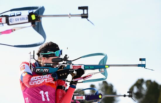 Биатлон. Чемпионат России 2025. Женщины. Масс-cтарт