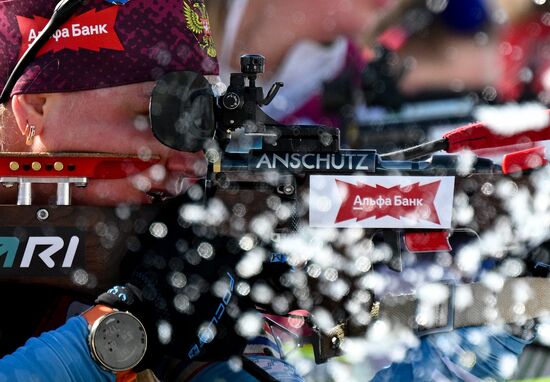 Биатлон. Чемпионат России 2025. Женщины. Масс-cтарт