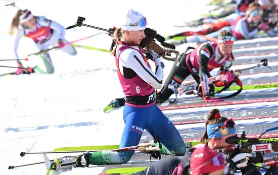 Биатлон. Чемпионат России 2025. Женщины. Масс-cтарт