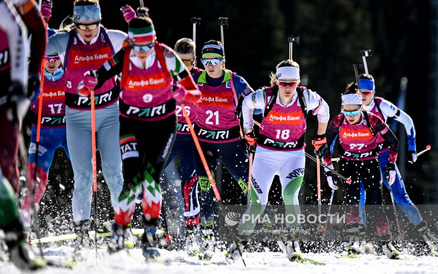 Биатлон. Чемпионат России 2025. Женщины. Масс-cтарт